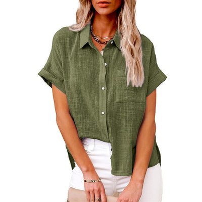 Novara™ | Comfy Casual Button-Up Blouse