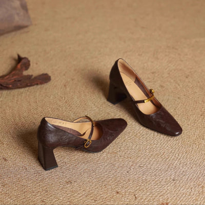 Novara™ | Auria Genuine Leather Heels