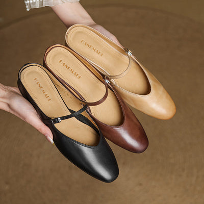 Novara™ | Merisa Genuine Leather Mules