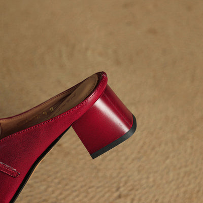 Novara™ | Esmer Genuine Leather Mules