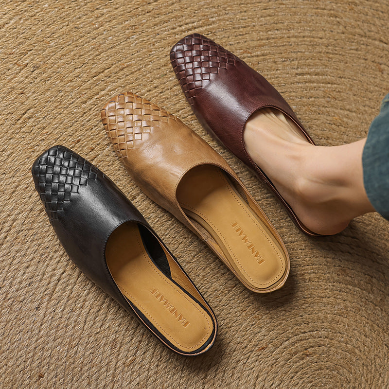 Novara™ | Dalvi Genuine Leather Mules