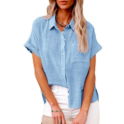 Novara™ | Comfy Casual Button-Up Blouse