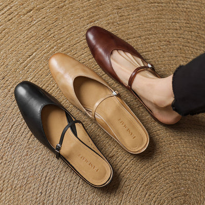 Novara™ | Merisa Genuine Leather Mules