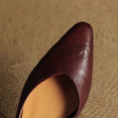 Novara™ | Amelie Genuine Leather Slingbacks
