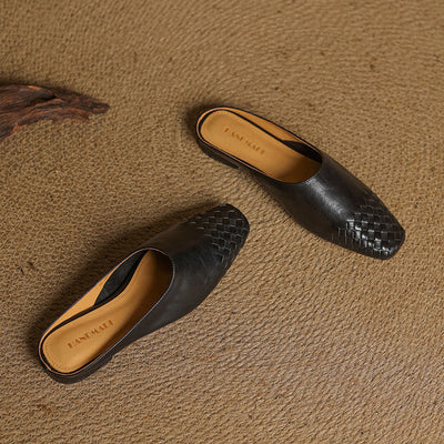 Novara™ | Dalvi Genuine Leather Mules