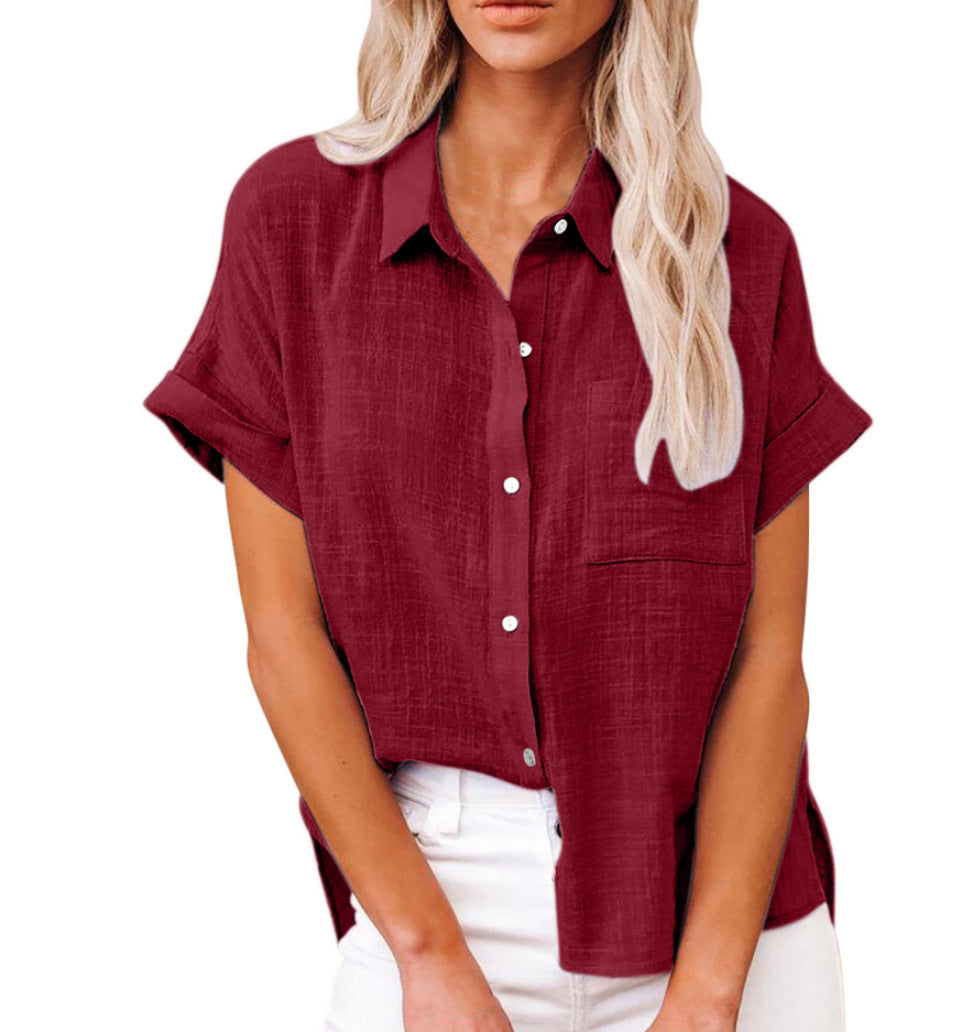 Novara™ | Comfy Casual Button-Up Blouse