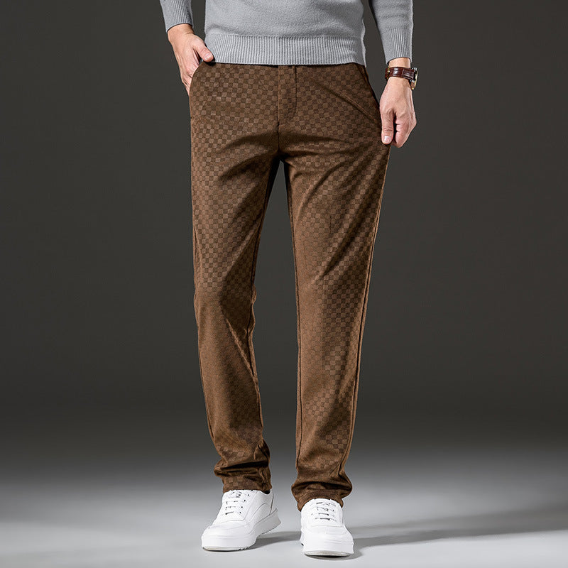 Novara™ | Corduroy Checkered Pants