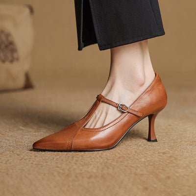 Novara™ | Lorena Genuine Leather Heels