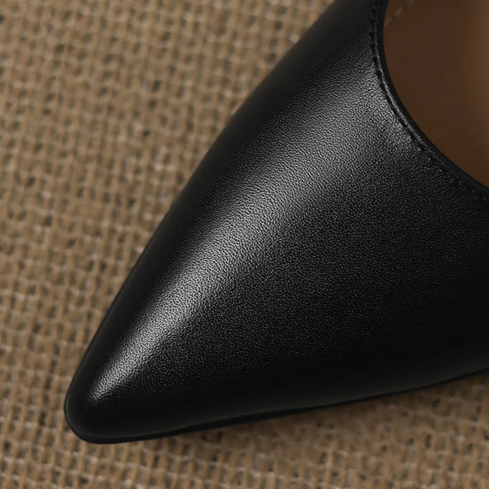 Novara™ | Elyia Genuine Leather Heels