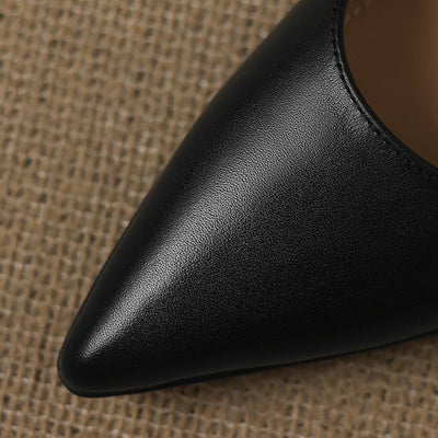 Novara™ | Elyia Genuine Leather Heels