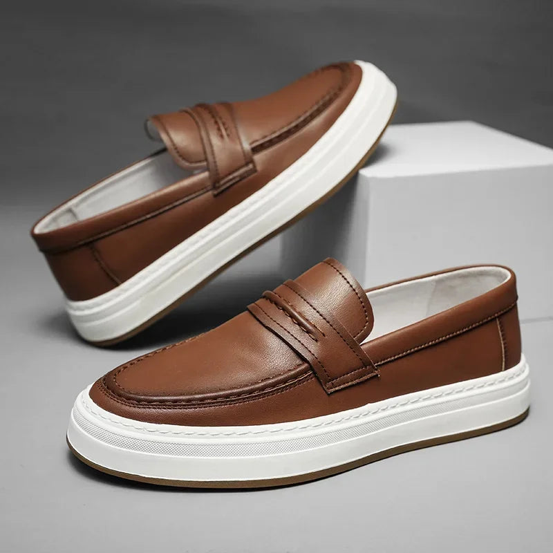 Novara™ | Moico Genuine Leather Loafers