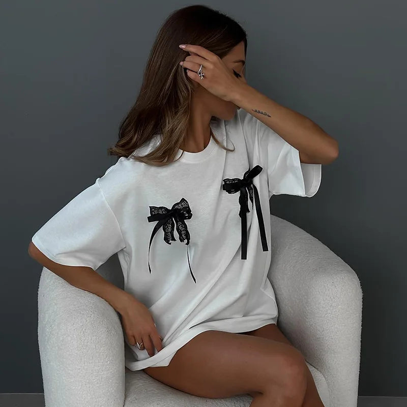 Novara™ | Cute & Comfy Bow Tee