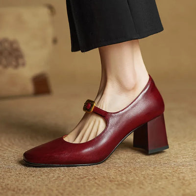 Novara™ | Luisa Genuine Leather Heels