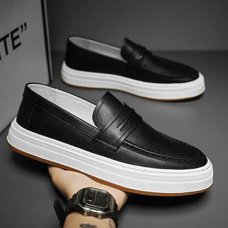 Novara™ | Moico Genuine Leather Loafers