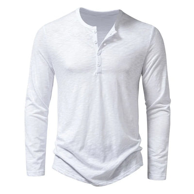 Novara™ | Enzo Cotton Henley Shirt