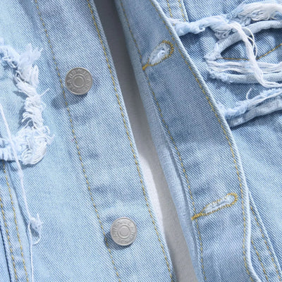 Novara™ | Fray Denim Jacket