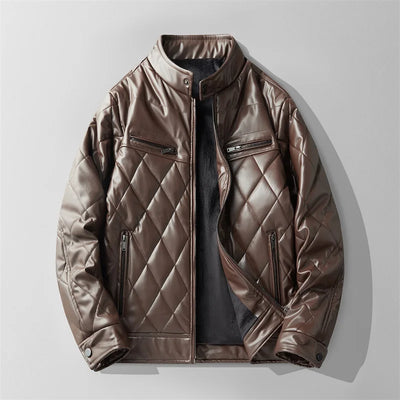 Novara™ | Raven Leather Jacket