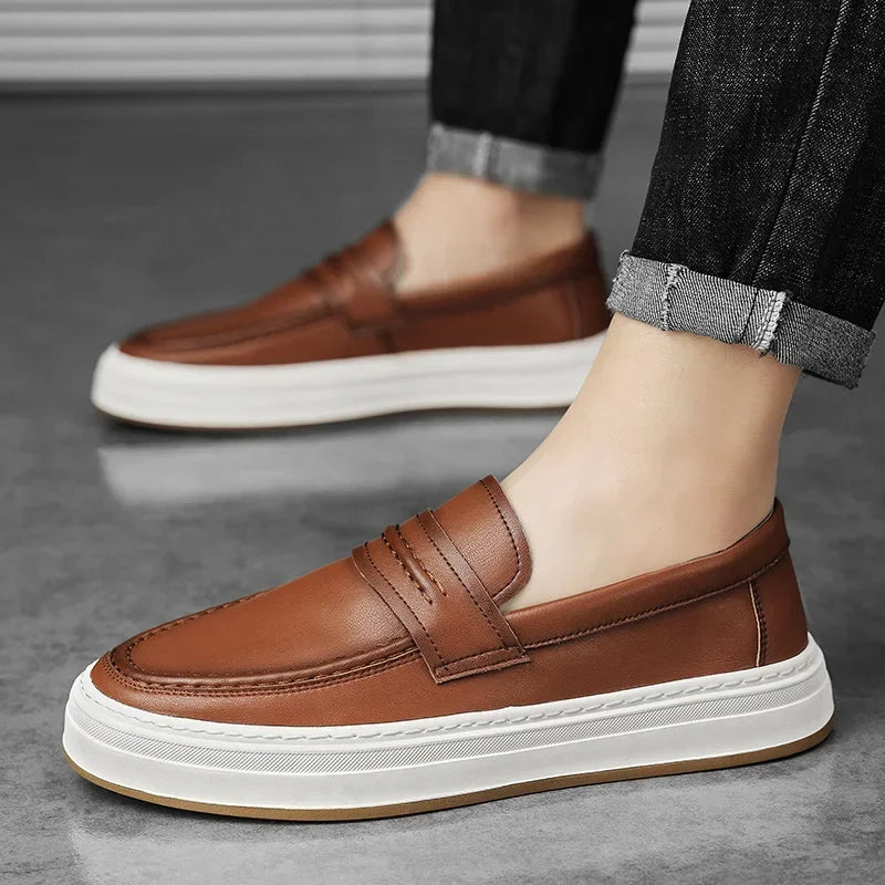 Novara™ | Moico Genuine Leather Loafers