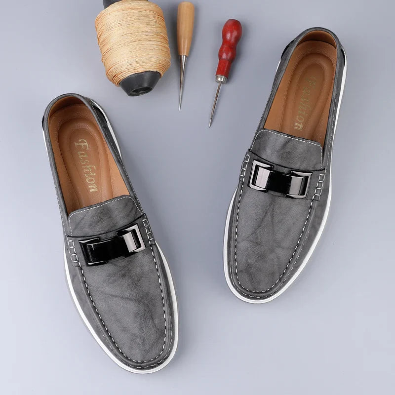Novara™ | Ruco Genuine Leather Loafers