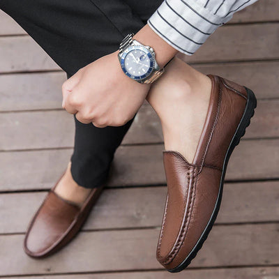 Novara™ | Hombre Genuine Leather Loafers