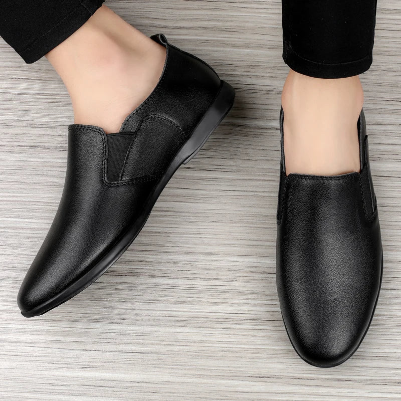 Novara™ | Morris Genuine Leather Loafers
