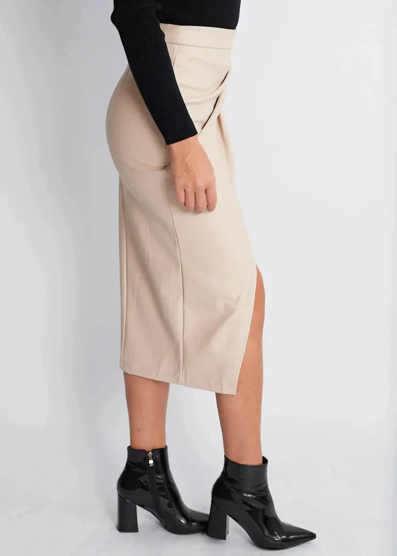 Novara™ | Maeve Leather Skirt