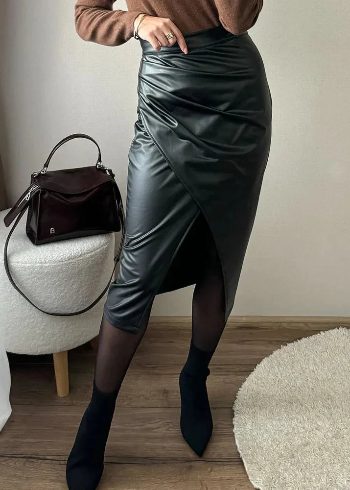 Novara™ | Maeve Leather Skirt