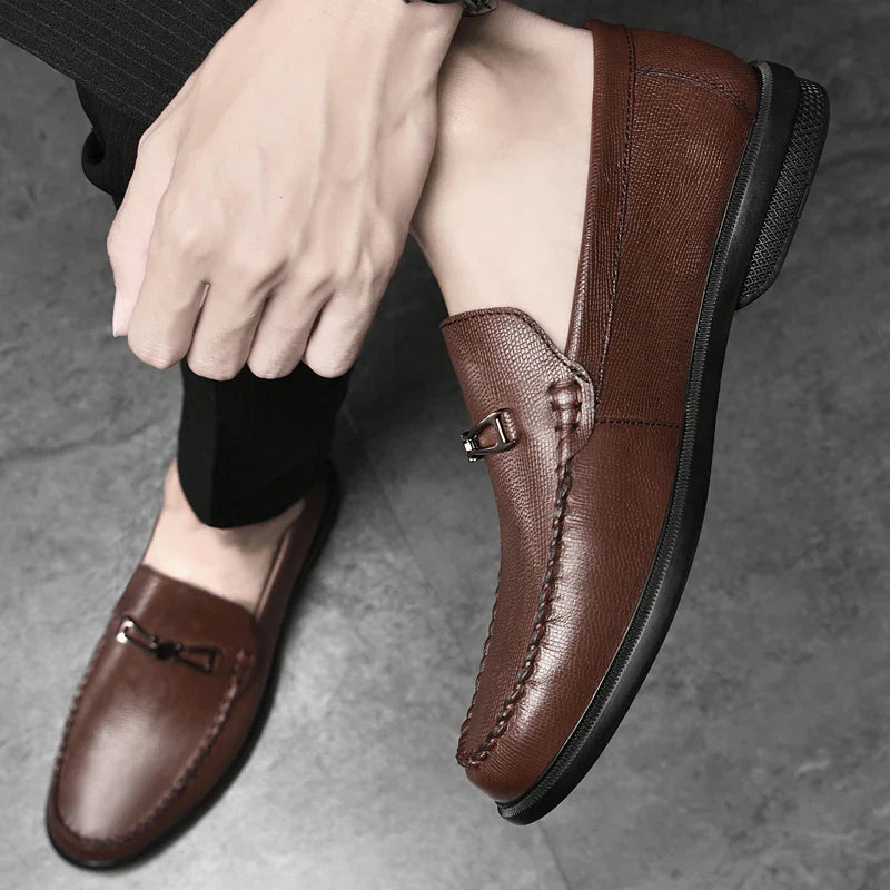 Novara™ | Belvedere Genuine Leather Loafers