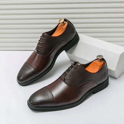 Novara™ | Slyther Genuine Leather Brogues