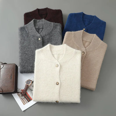 Novara™ | Mazer 100% Cashmere Cardigan