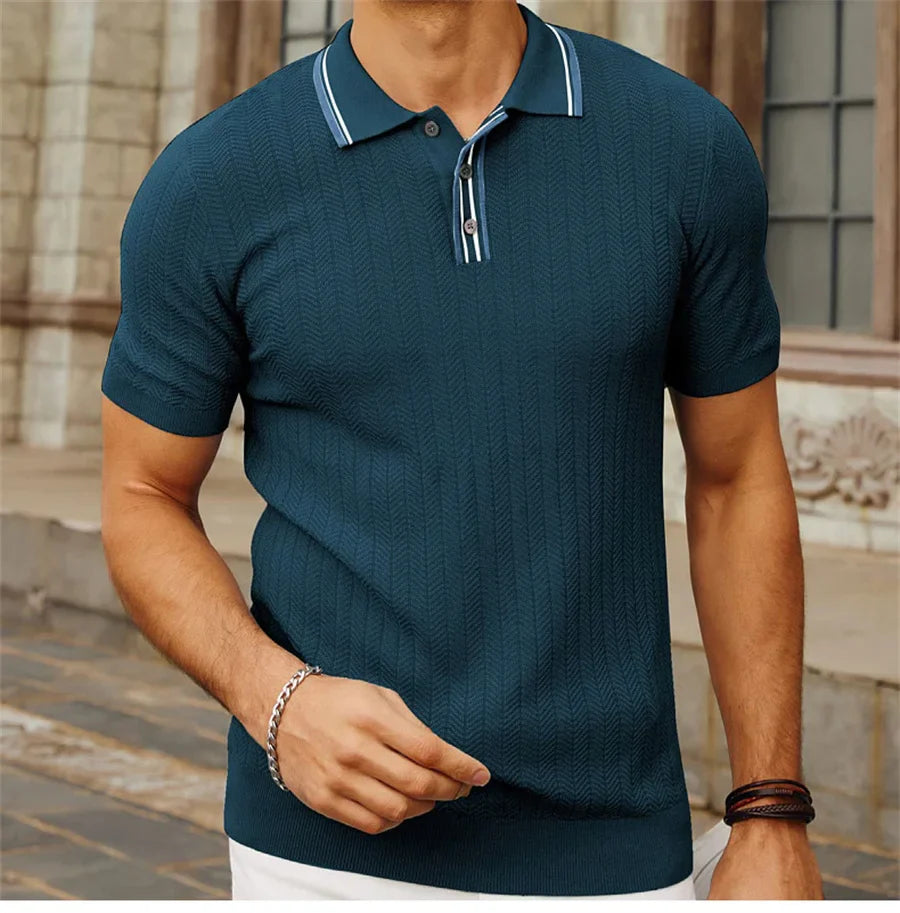 Novara™ | Romero Button-Down Polo Shirt