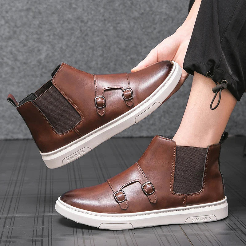 Novara™ | Milano Leather High-Tops