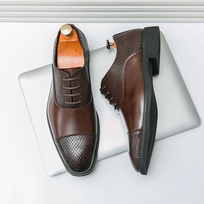 Novara™ | Slyther Genuine Leather Brogues