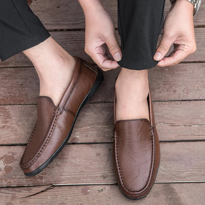 Novara™ | Hombre Genuine Leather Loafers