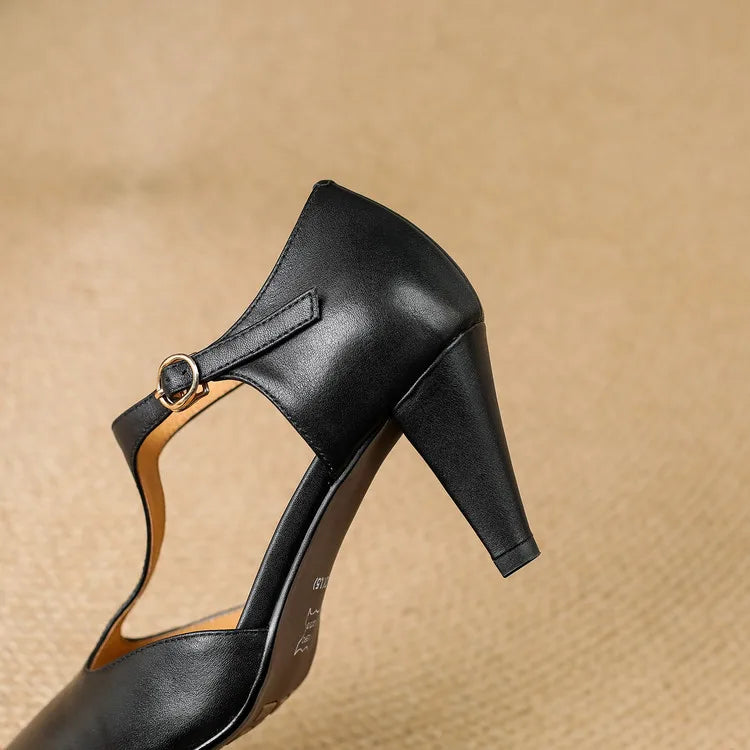 Novara™ | Triana Genuine Leather Heels