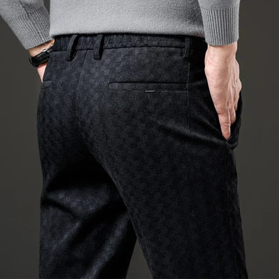 Novara™ | Corduroy Checkered Pants