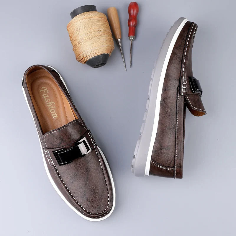 Novara™ | Ruco Genuine Leather Loafers