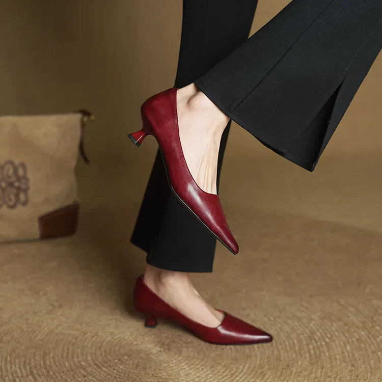 Novara™ | Anok Genuine Leather Heels