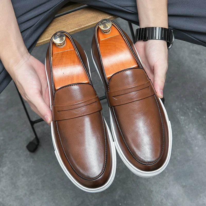 Novara™ | Reyes Genuine Leather Loafers