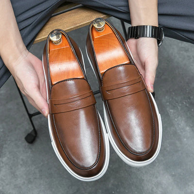Novara™ | Reyes Genuine Leather Loafers