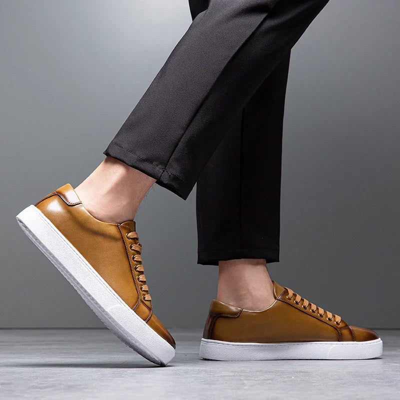 Novara™ | Maver Genuine Leather Sneaker