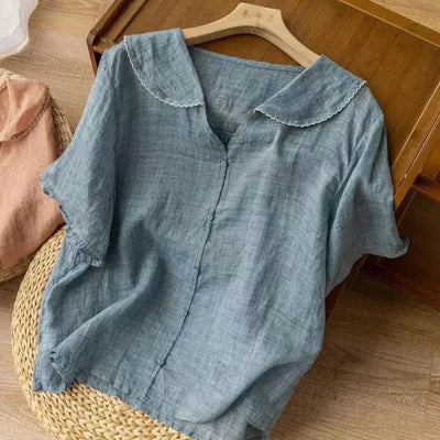 Novara™ | Tiara Linen Blouse