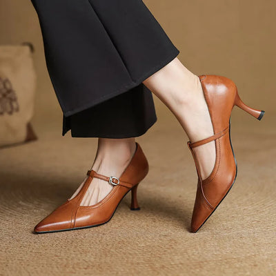 Novara™ | Lorena Genuine Leather Heels