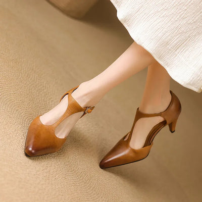 Novara™ | Triana Genuine Leather Heels