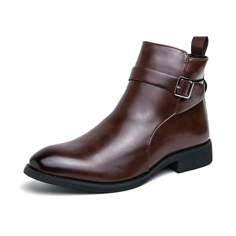 Novara™ | Sergio Genuine Leather Chelsea Boots