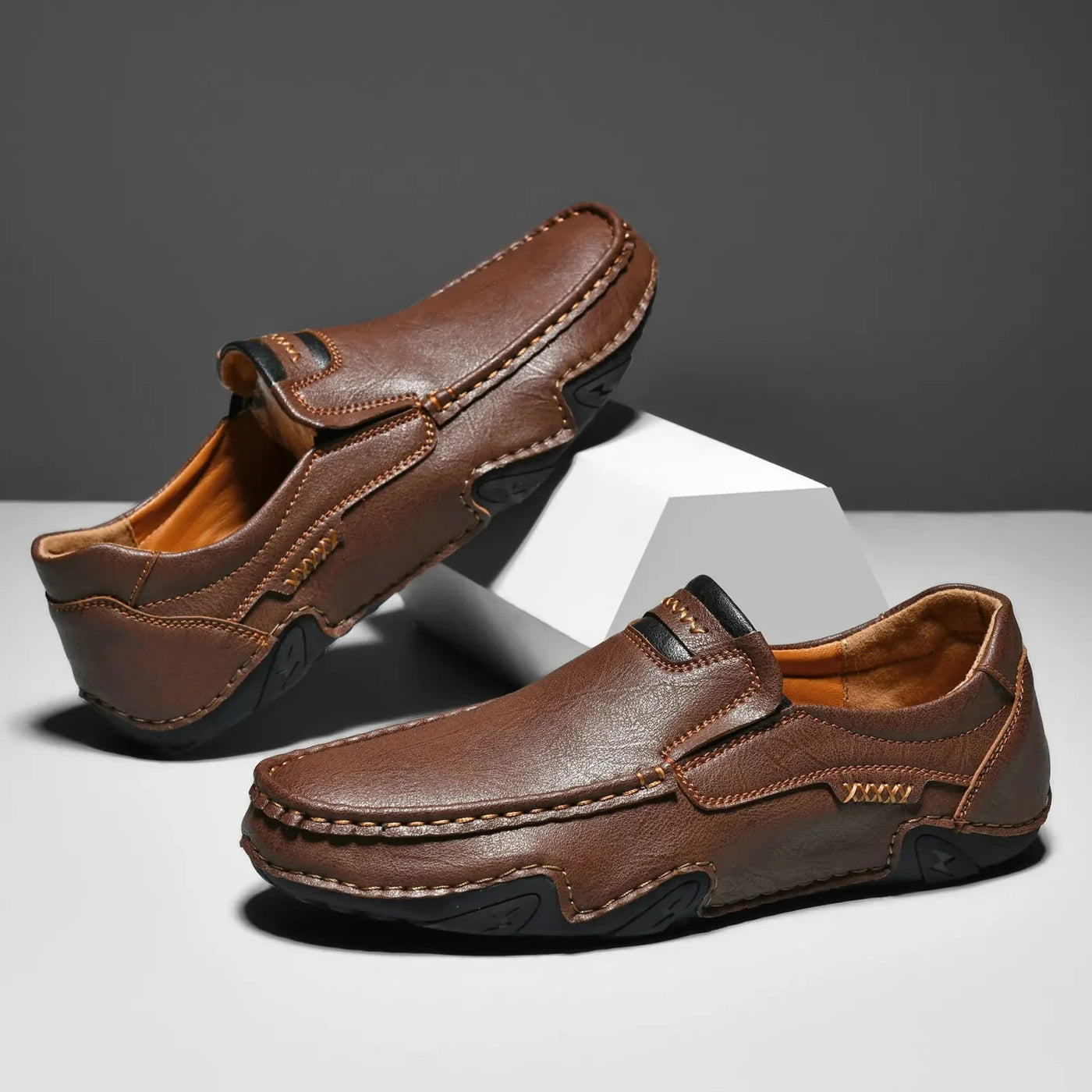 Novara™ | Vanler Leather Loafers