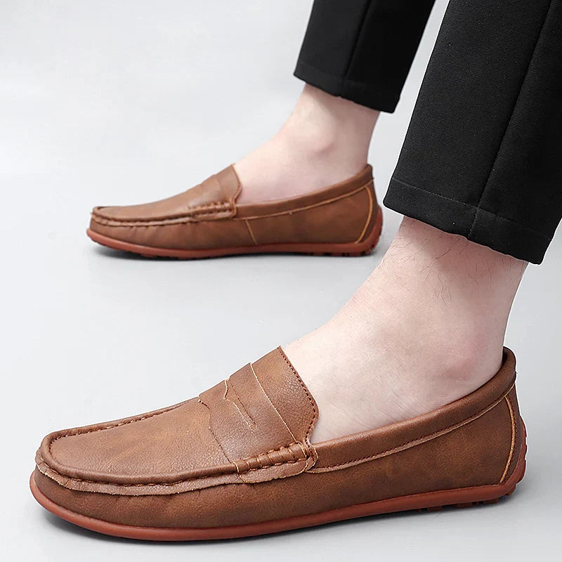 Novara™ | Travor Genuine Leather Loafers