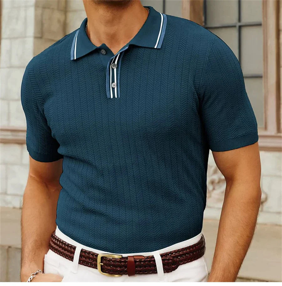 Novara™ | Romero Button-Down Polo Shirt