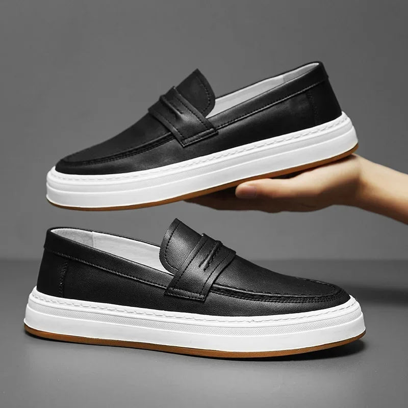 Novara™ | Moico Genuine Leather Loafers