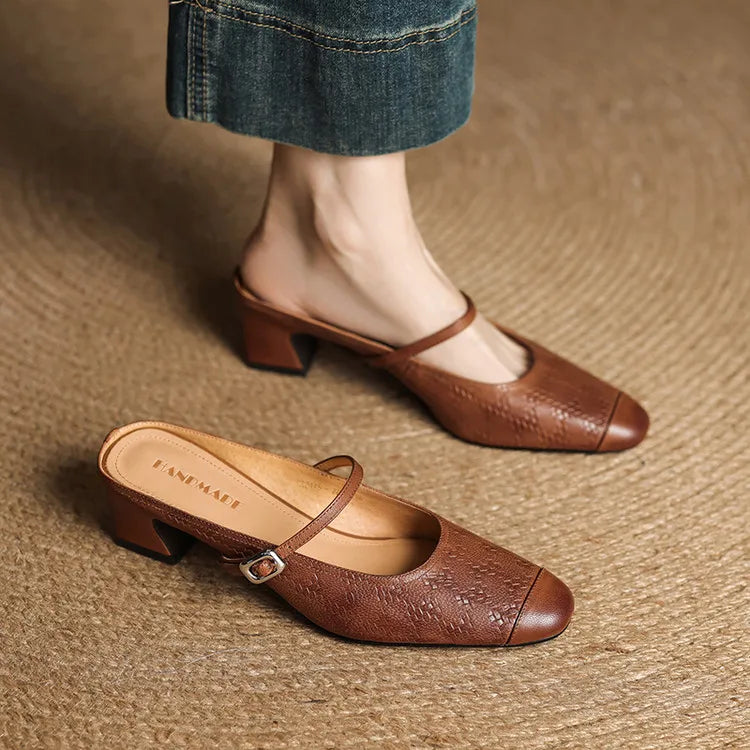 Novara™ | Berla Genuine Leather Mules